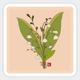 Lily of the Valley Sticker